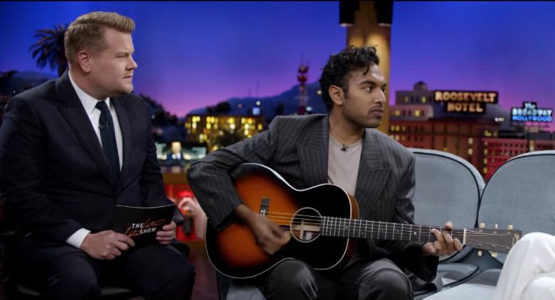 James Corden and Himesh Patel in 'Yesterday'